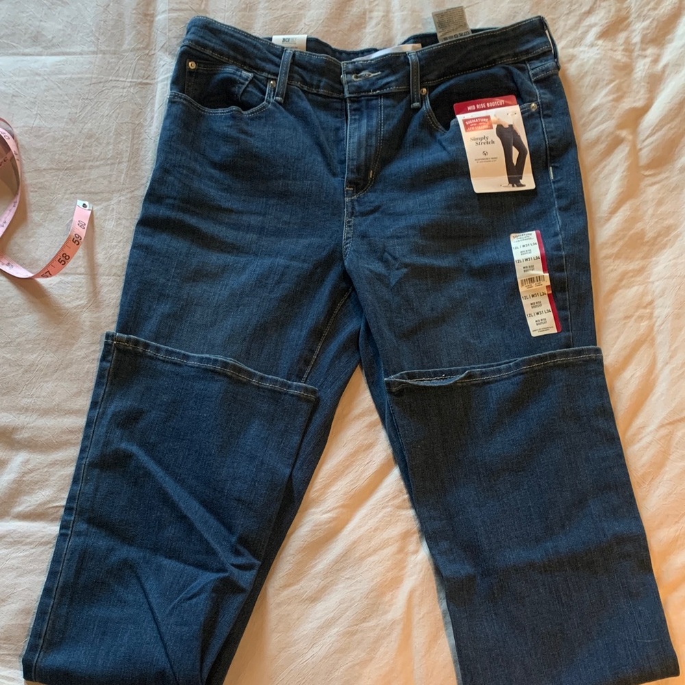 Women's Levi’s midrise boot Blue Jeans
